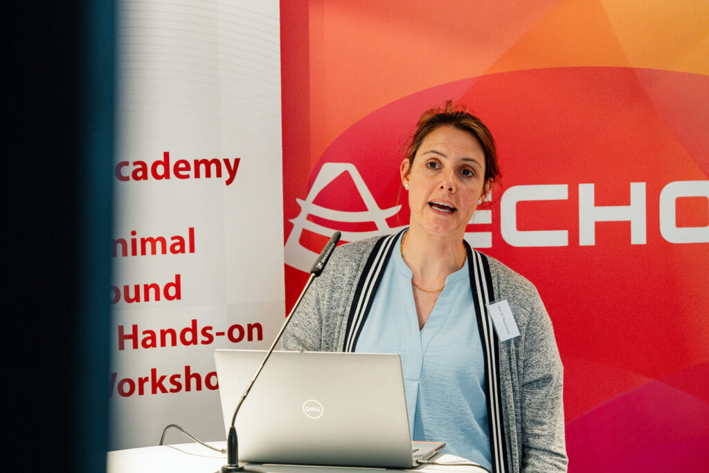 Lecture by Prof. Pascale Smets about cardiac measurements