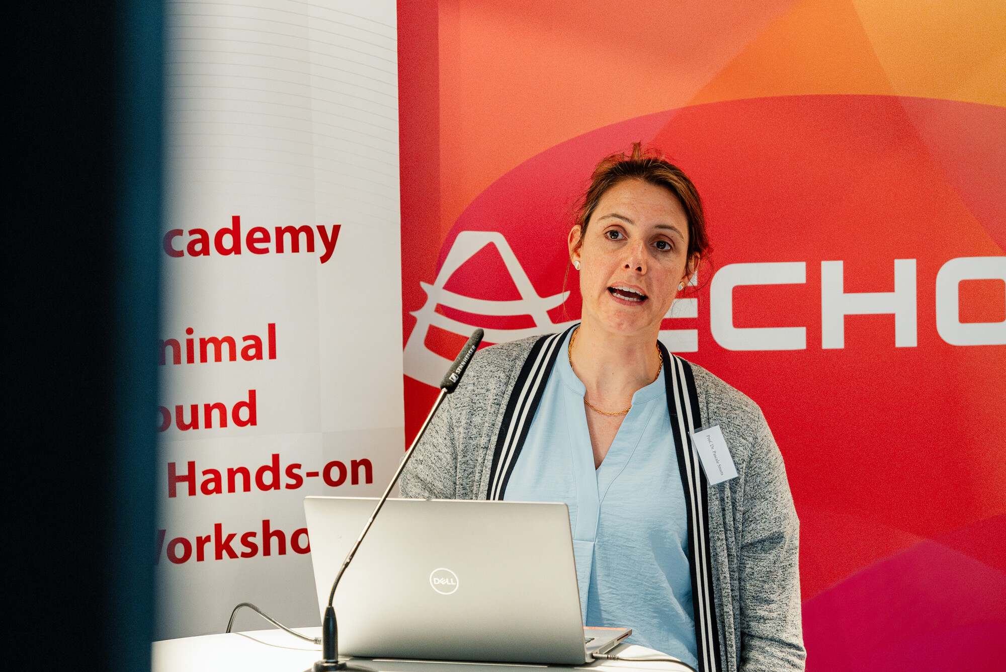 Lecture by Prof. Pascale Smets about cardiac measurements