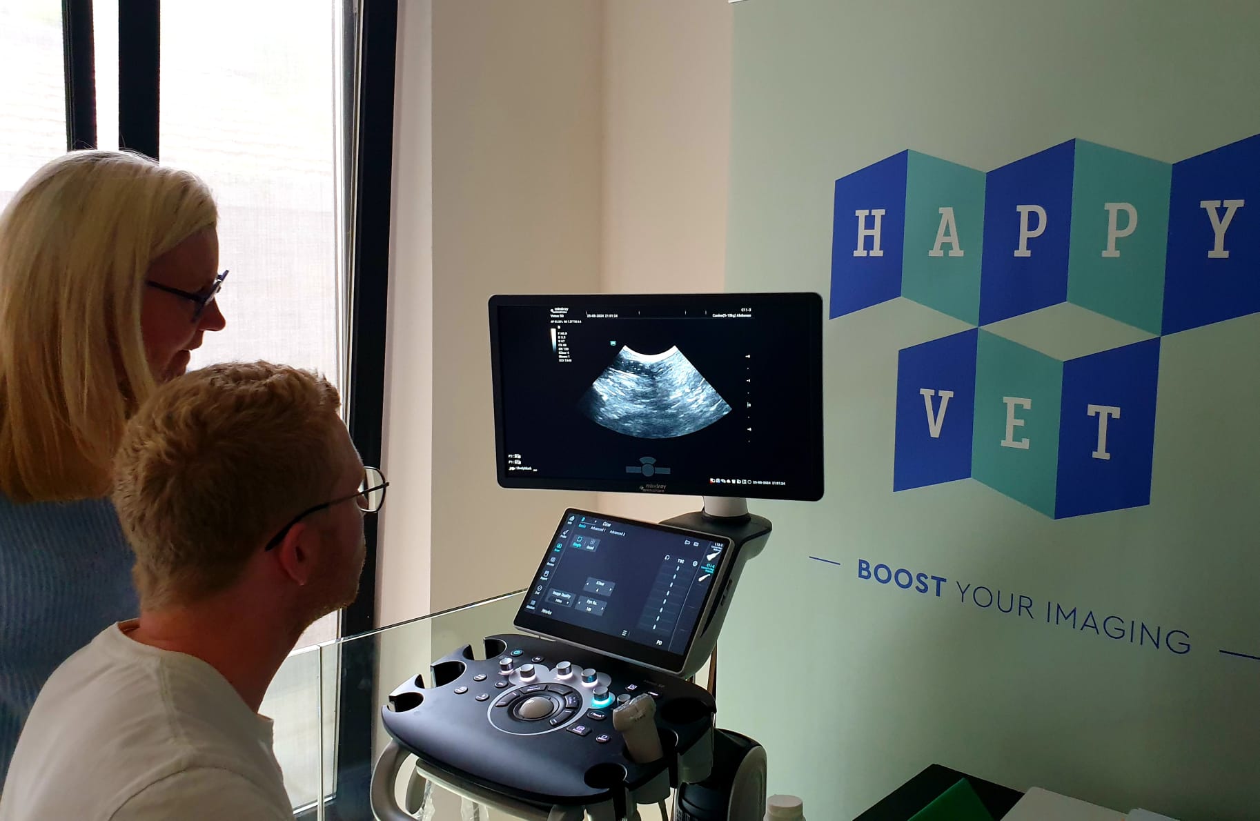 Echomedic had het plezier om de lessenreeks abdominale echografie van Boa Vets for Vets te mogen ondersteunen met ons leslokaal, echosystemen en applicatie specialisten.