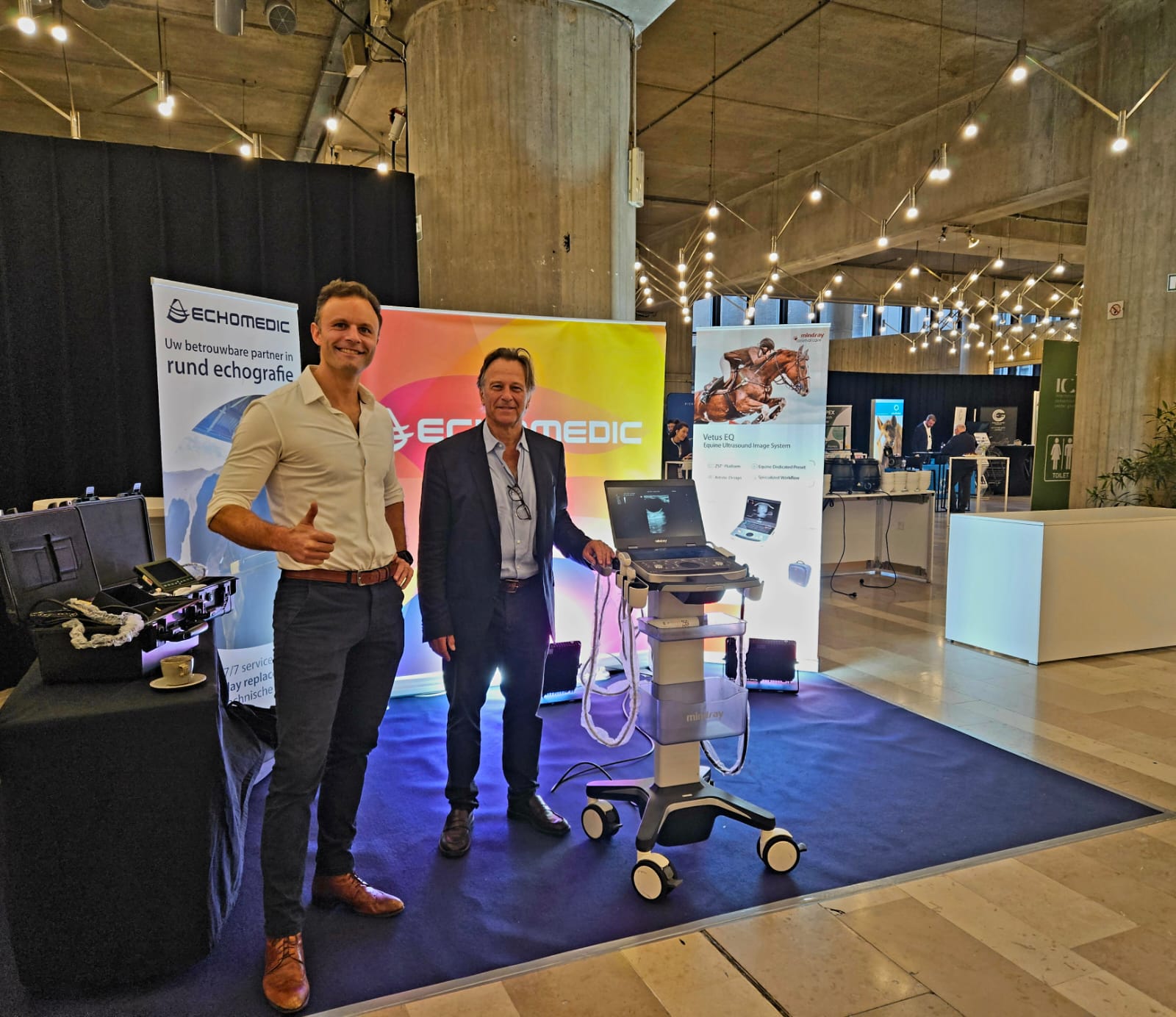 Echomedic en Mindray Animal waren present op ESER 2024 congress om onze oplossingen voor equine reproductie te demonstreren.