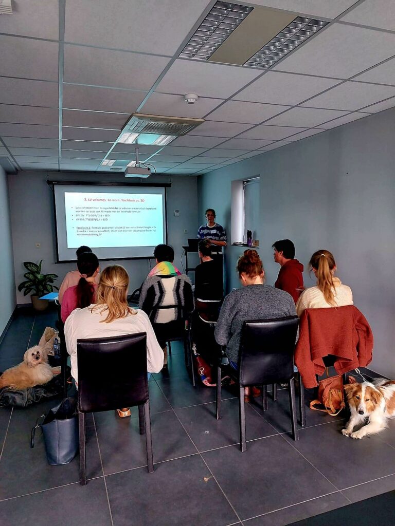 Happy Vet opleiding Echocardio Evolution met Prof. Pascale Smets