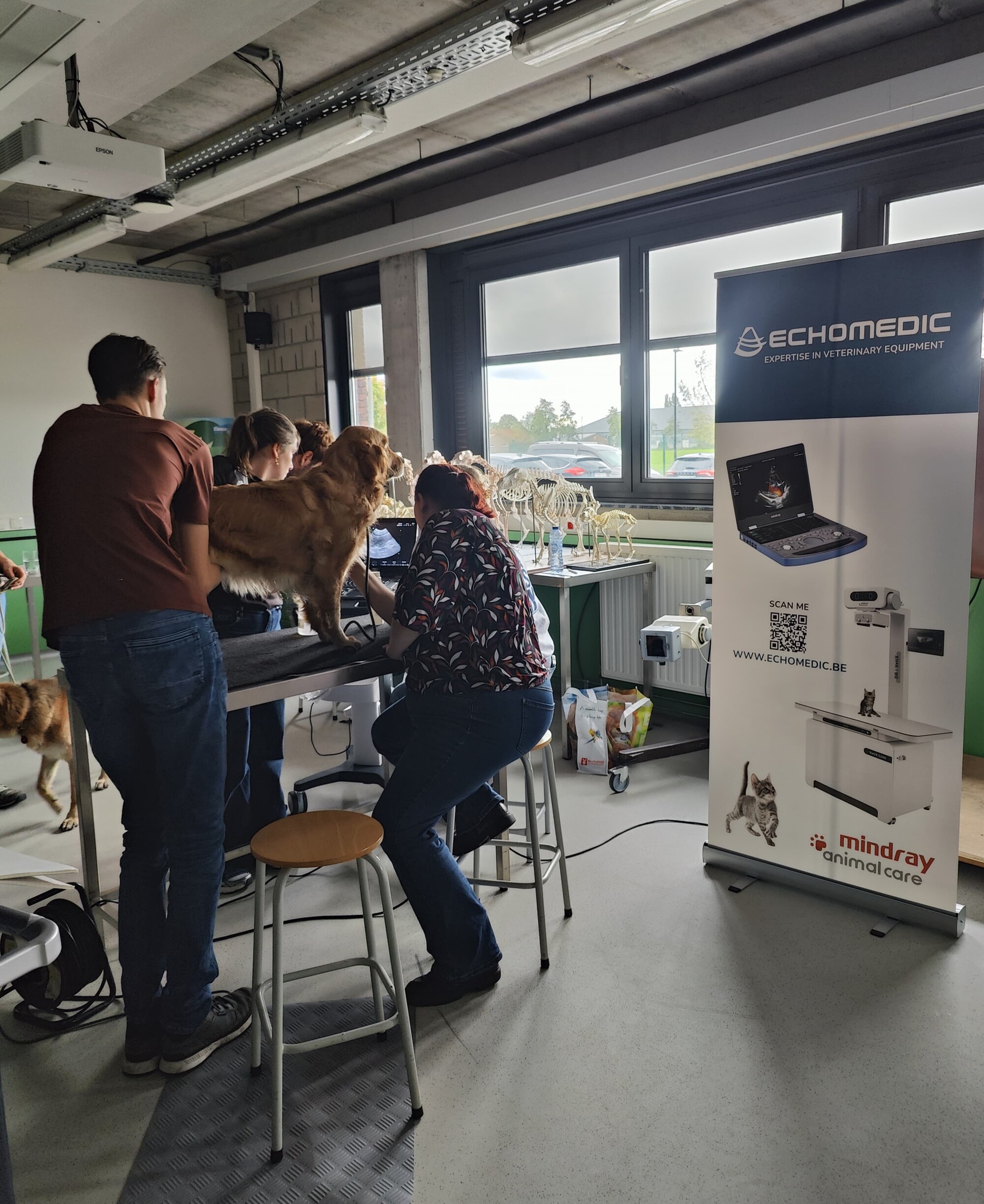 Happy Vet had, in samenwerking met Echomedic, het grote genoegen om de door OVT georganiseerde POCUS-opleiding te sponsoren.
Deze waardevolle cursus, gegeven door Kris Gommeren, bood de deelnemers de kans om hun kennis te verdiepen en hun vaardigheden verder te ontwikkelen.

Een speciale dank gaat uit naar Geert Paes en het hele OVT-team voor de fijne samenwerking en het vertrouwen. Samen blijven we inzetten op opleiding en ontwikkeling binnen de diergeneeskunde!