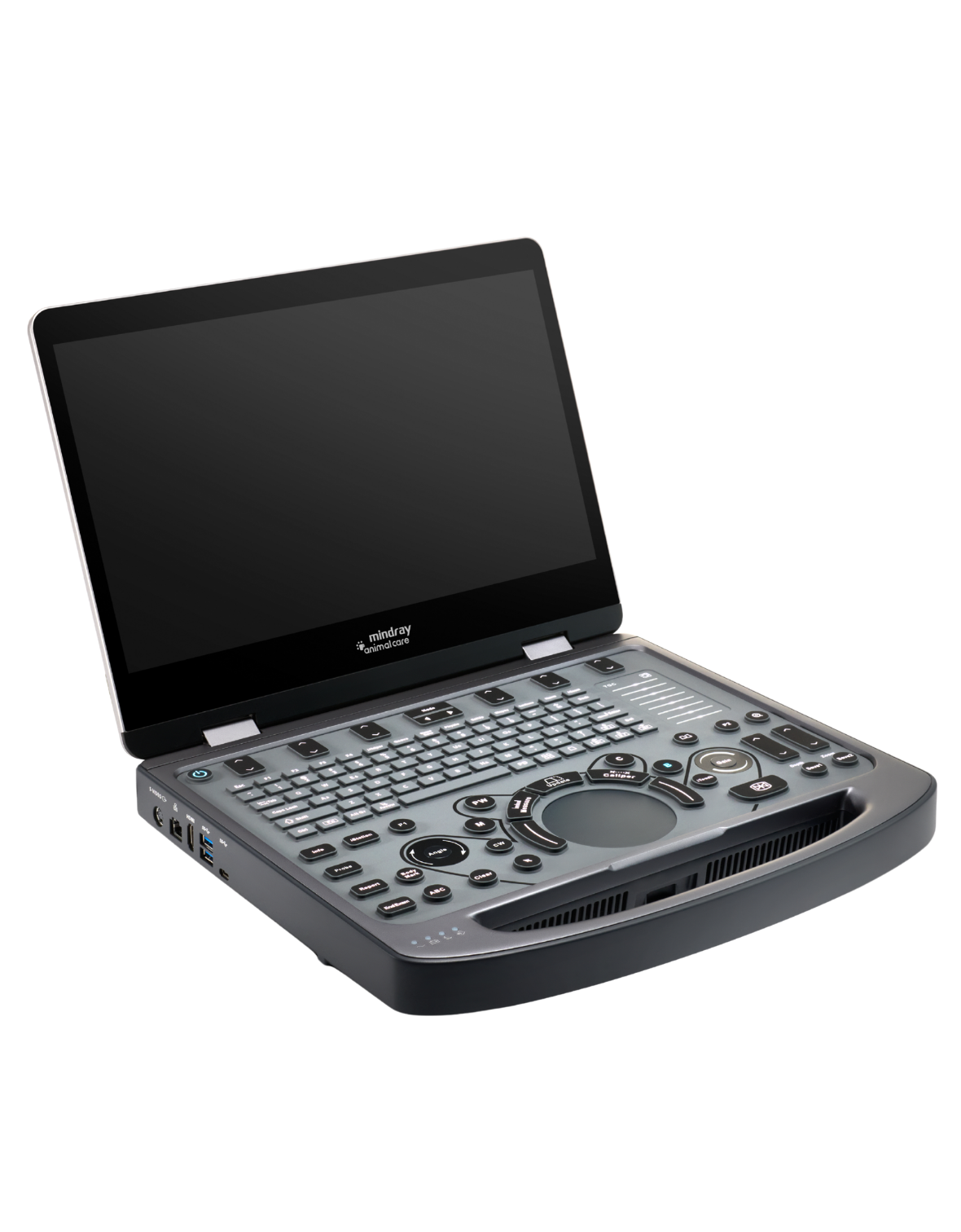 Mindray Vetus E5 | Efficient Veterinary Ultrasound System - Echomedic Mindray Vetus E5 draagbare veterinaire echografie voor abdominale en POCUS-toepassingen bij gezelschapsdieren, paarden en exotische dieren