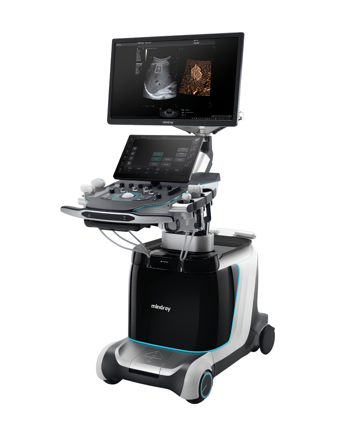 Mindray Resona A20 premium veterinaire echografie scanner op verrijdbaar platform met groot scherm