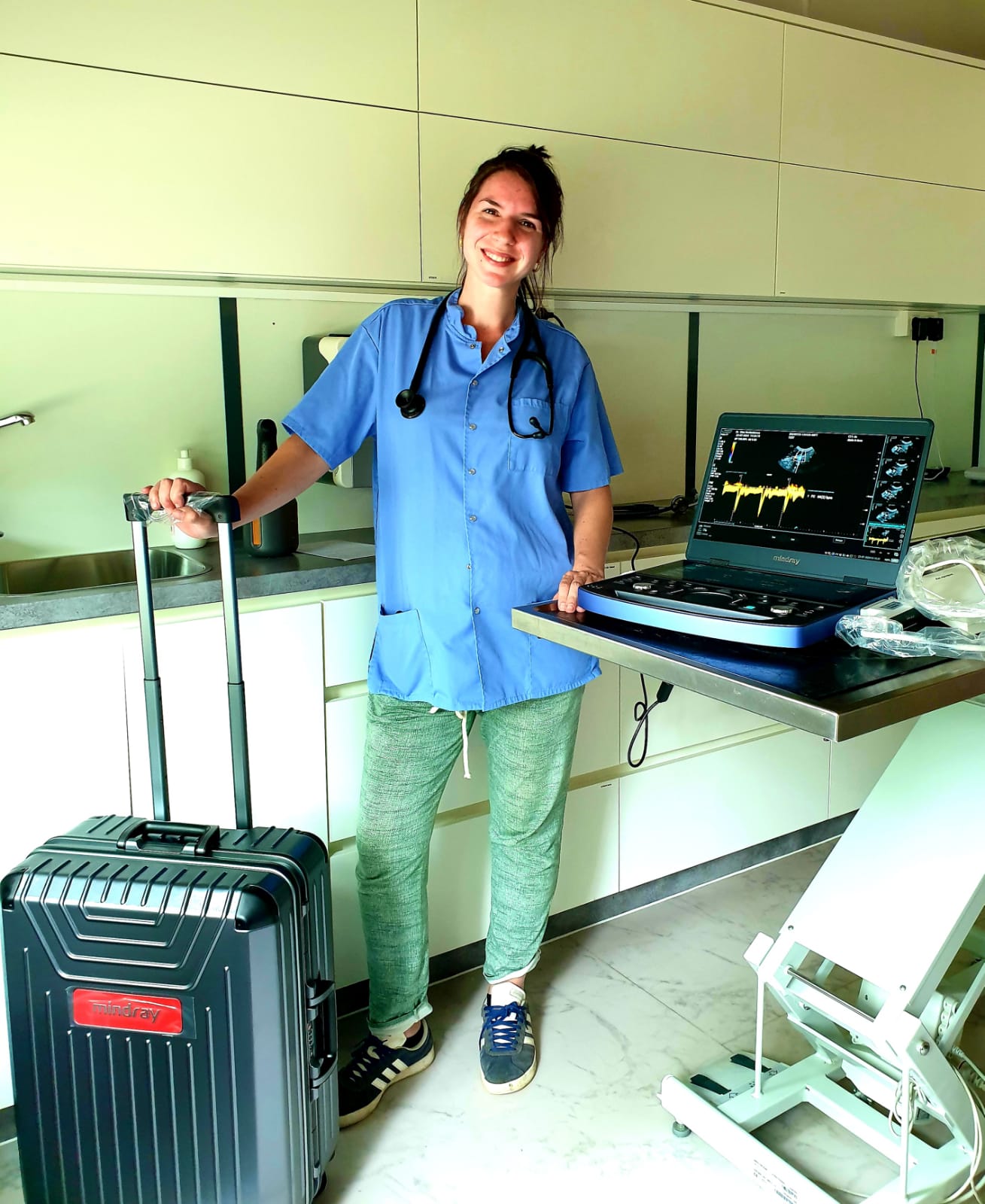 Veel dank aan dr. Gina Heukeshoven voor het vertrouwen in Echomedic Ultrasound.