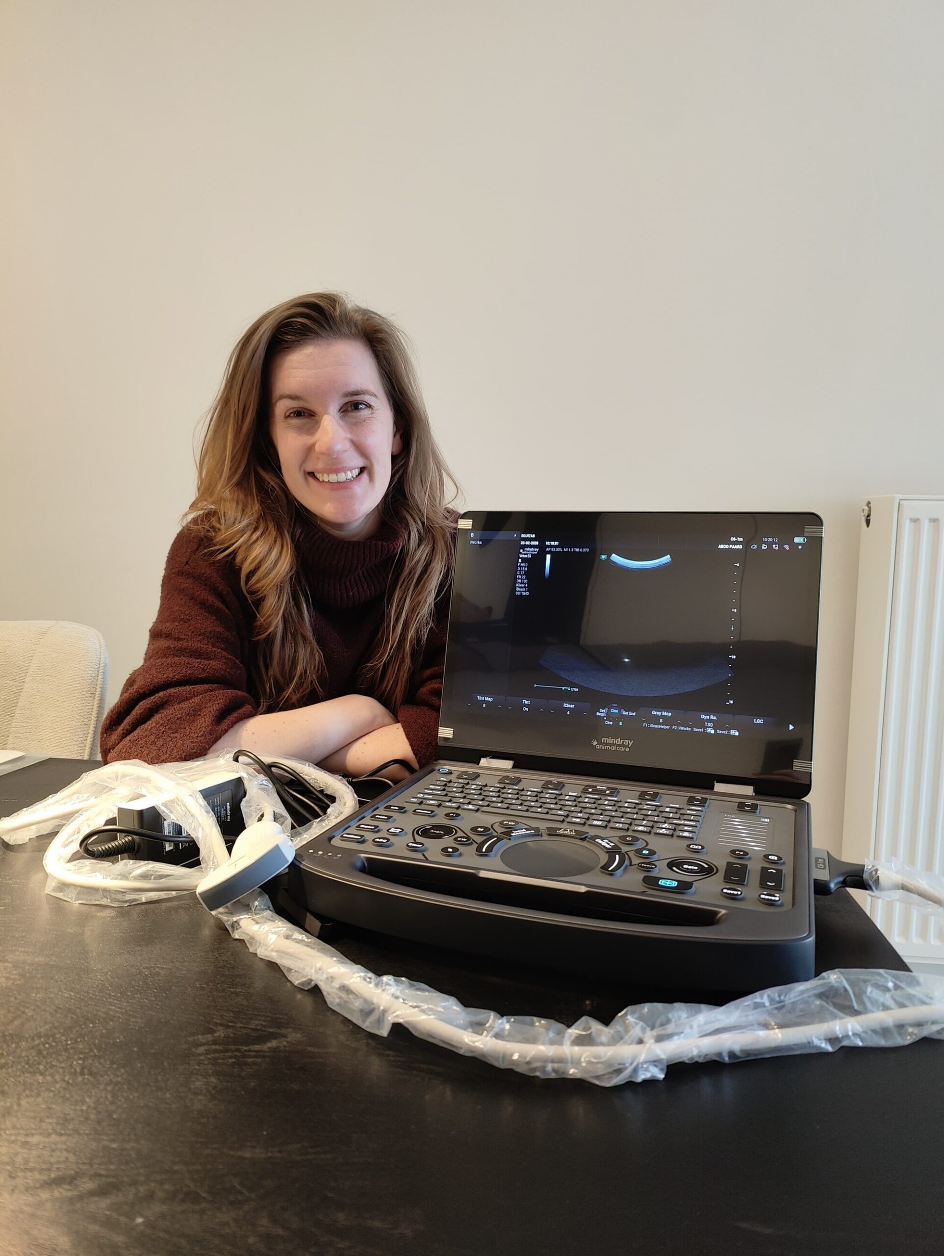 Onlangs mochten we bij Dr. Annelien Tas van EquiTas de Vetus E5 van Mindray Animal installeren.