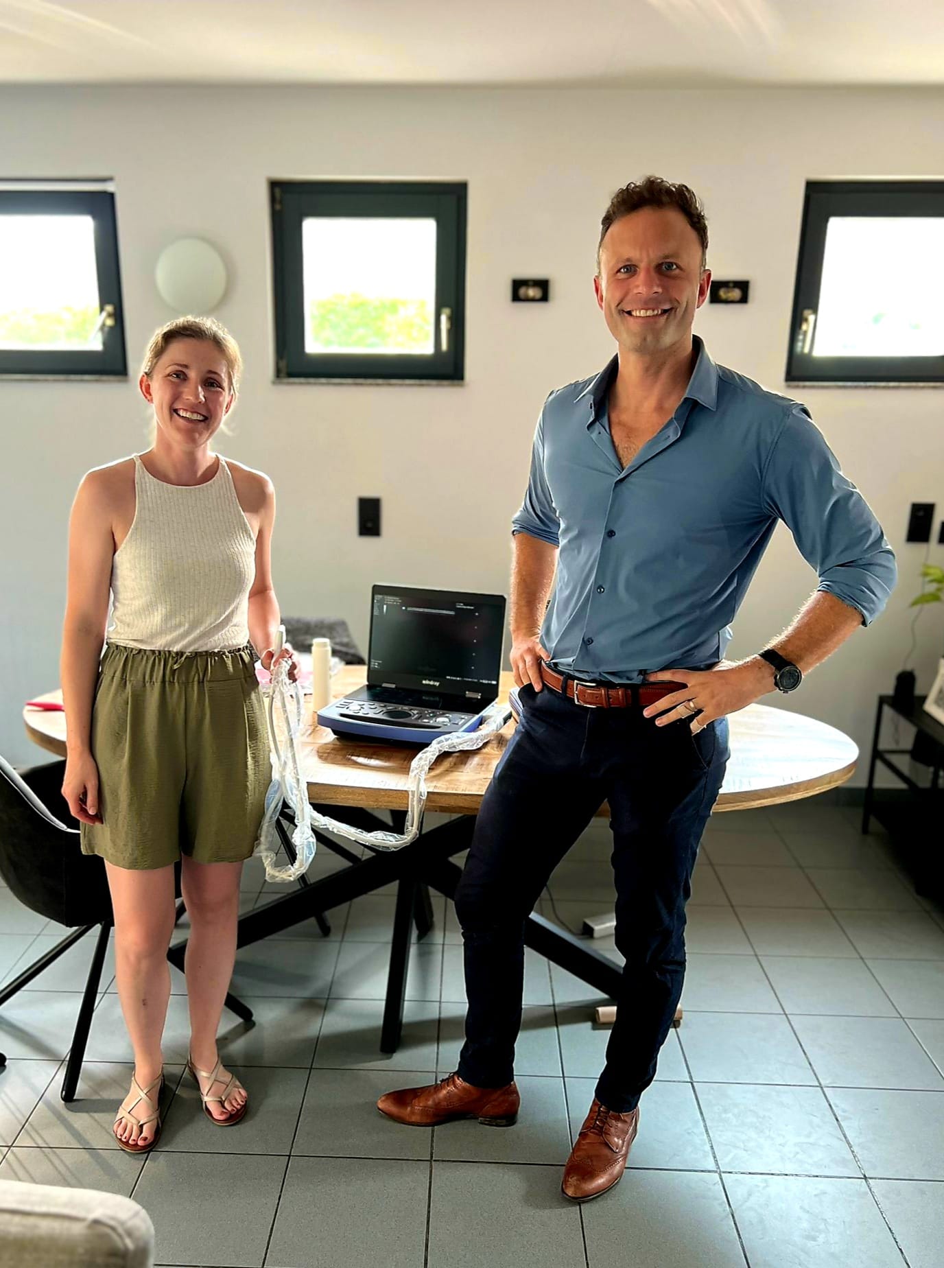 Dank aan Dr. Nassèra Raeman voor de aankoop van de (link: https://echomedic.be/nl/veterinary/producten/mindray-vetus-e7 text: Vetus E7) van Mindray Animal Medical.