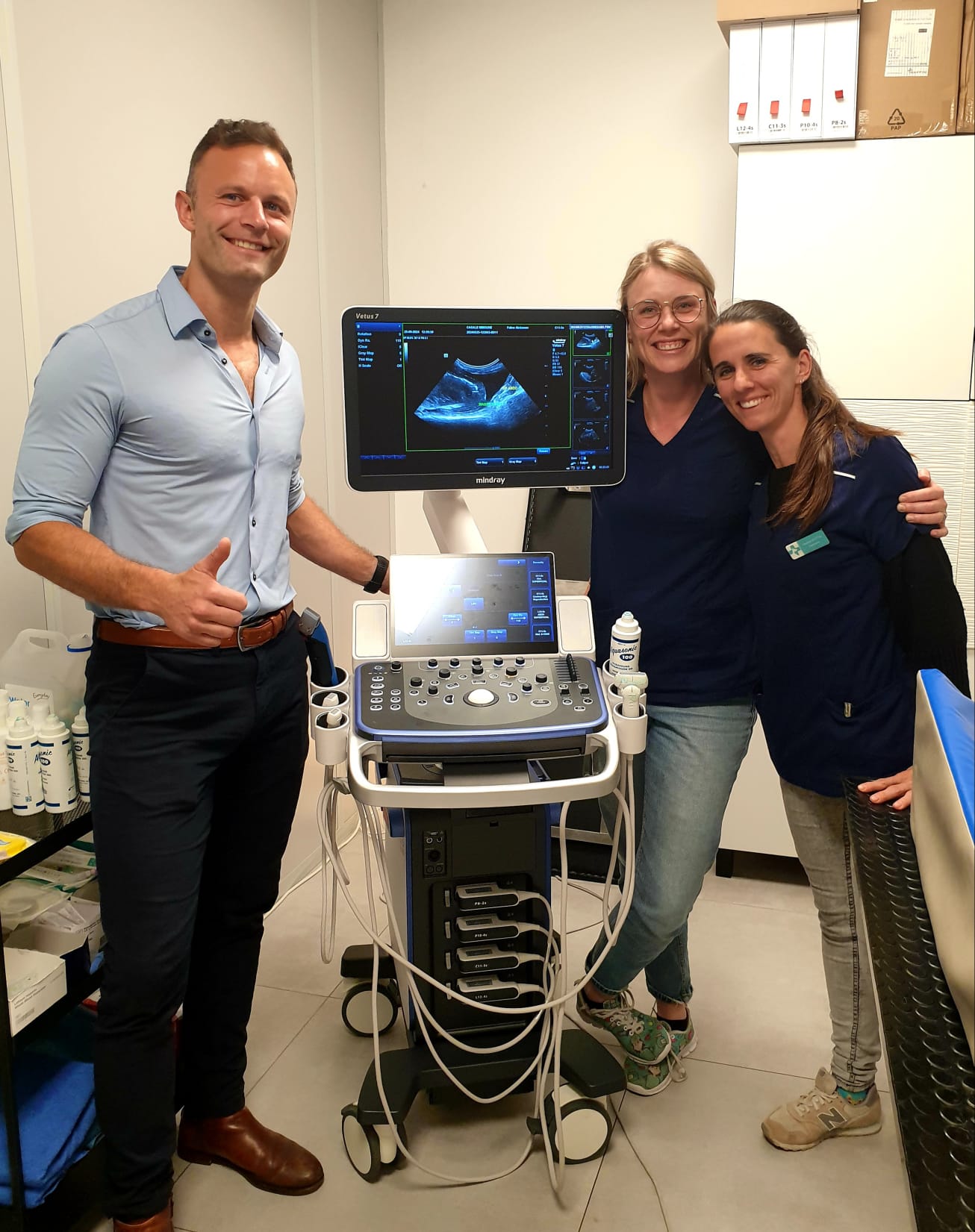 Thank you Vet4You for the acquisition of your new ultrasound system, the Mindray Vetus 7.