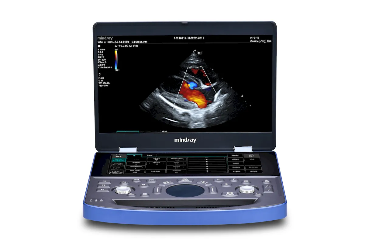 De Vetus E7 is het eerste draagbare Mindray echosysteem met ZST+ technologie. Dit levert uitzonderlijke beeldkwaliteit, diepgang en penetratie in een lichtgewicht en robuust design.