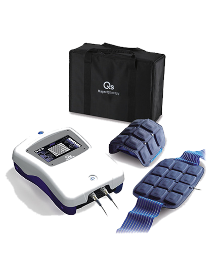 De ASA Easy QS Vet is een draagbaar toestel voor magneetveldtherapie bij musculoskeletale aandoeningen. Met twee Flexa Vet-applicatoren, een frequentie van 0,5 tot 100 Hz en een instelbaar veld behandelt u niet-invasief, ook door verband of een deken heen.