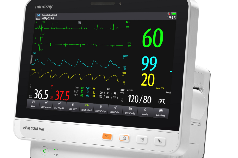 Mindray ePM 12M Vet veterinaire patiëntmonitor