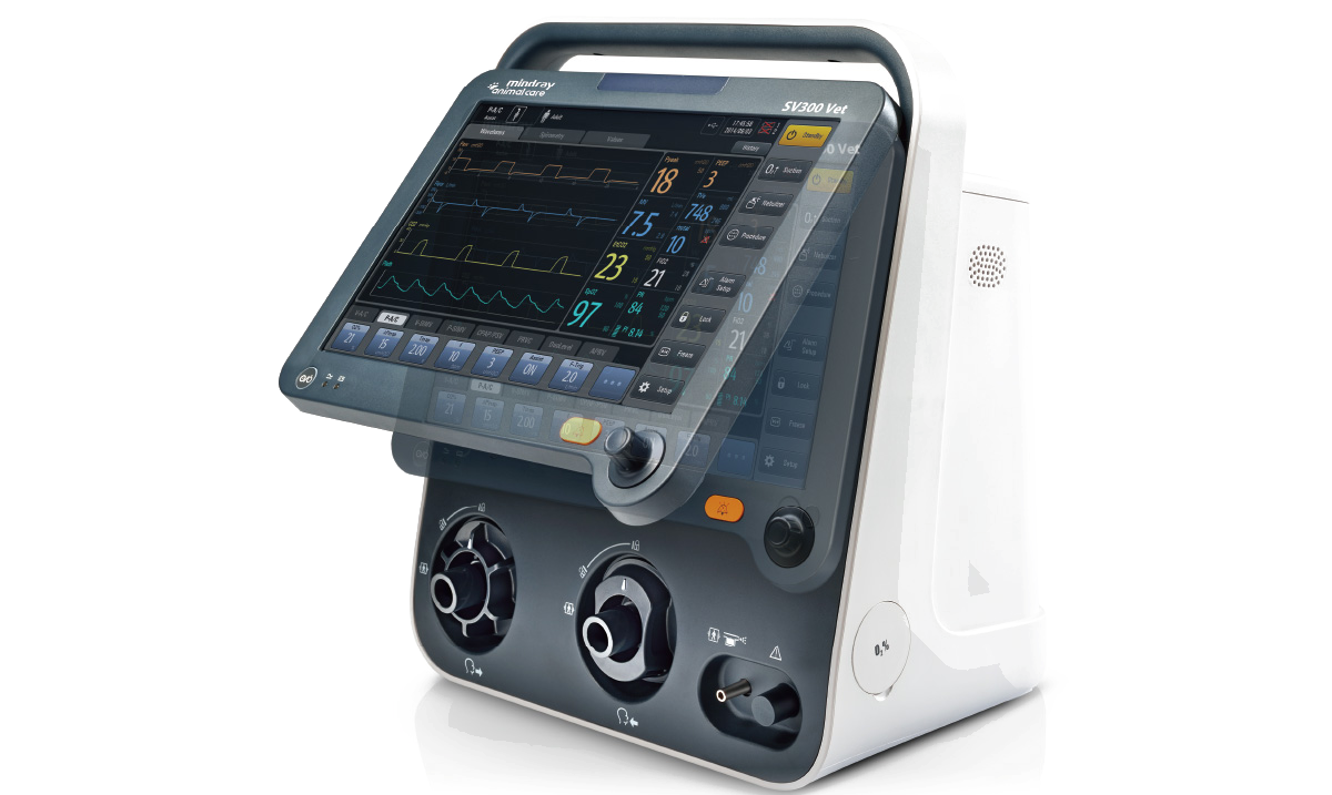 Mindray SV300 Pro Vet veterinaire ICU-ventilator